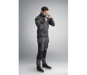 8004 Chaqueta de forro polar 37.5® AllroundWork gris acero